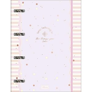 Fichário Cartonado Soho com Elástico 48 Folhas Tilibra