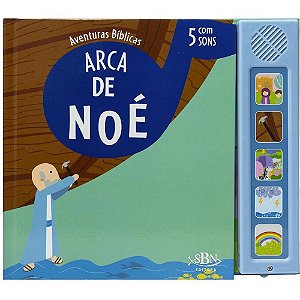 Livro Sonoro ARCA de Noé 22X19,5CM 6 Páginas