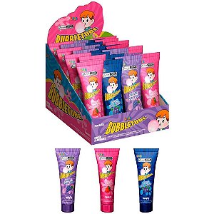 Doce Bubbletube Chiclete Sabores Sortidos Display com 24 Unidades