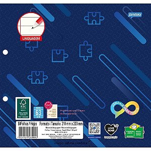 Folha 2 Furos Neuro Linguagem FLEX Uniflex 5 PCT.C/10