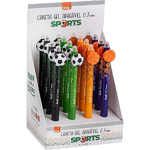 Caneta GEL Divert GEL SPORT Apagável 0.7MM (display com 12 Unidades)
