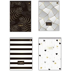 Bloco para Rascunho Happen 80F Pacote com 04