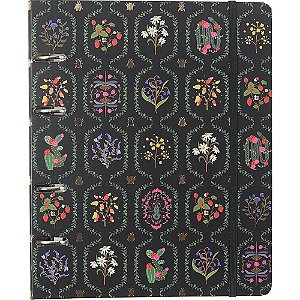 Caderno Criativo Jardim Preto 100F 170X240MM