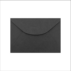 Envelope Colorido Visita 115X80MM Preto 80G Blister com 10