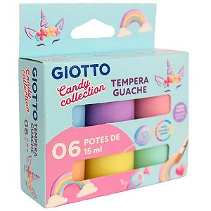 Tinta Guache 015ML Giotto CANDY 6 Cores