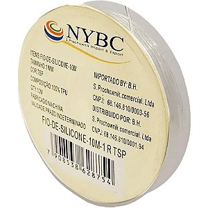 Fio Silicone 1.0 C/10M. Pacote com 10
