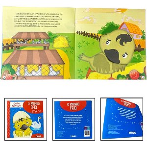 Livro Infantil Ilustrado o Patinho Feio 12PGS 20X20CM