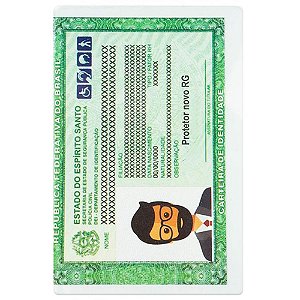 Protetor para Documentos RG Protetor Nova Medida