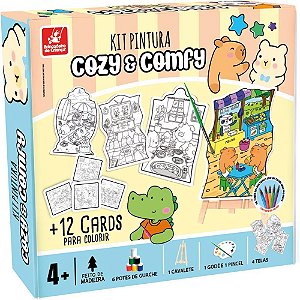 Brinquedo para Colorir COMFY e COZY KIT Pintura com Acessórios