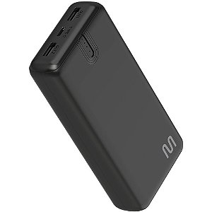 Carregador Portátil 20.000MAH C/LUZ Indicad.bat.pt