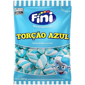 Doce Marshmallow AZUL/BRANCO 250G