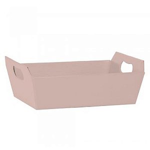 Cesta de Papel Nude G 28,5X20X9CM Pacote com 04
