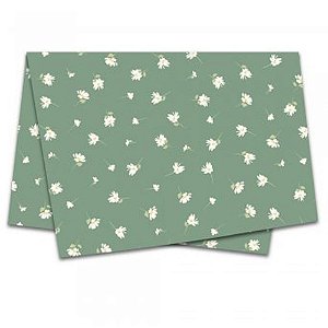 Papel Seda Decorado 50X70CM Daisy Pacote com 50