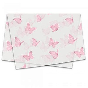 Poli Sujinho Decorado 49X69CM Butterfly Pacote com 50