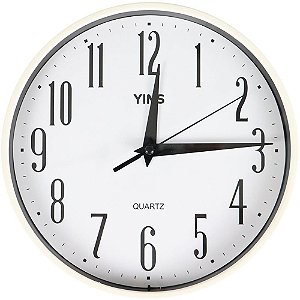 Relógio de Parede Redondo 20CM 4CORES Sortida