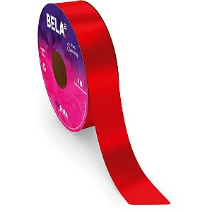 Fita Poli Lisa 30MMX30M Vermelho Intenso Rolo
