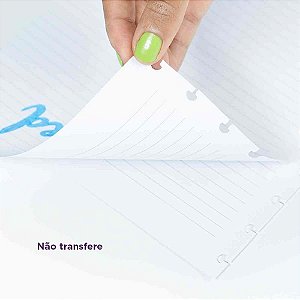 Caderno Inteligente Refil Grande Pautado 90G. 100 Folhas. Pacote