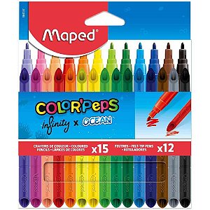 Kit Escolar Color PEPS INFINITY 15CO/12CAN KIT