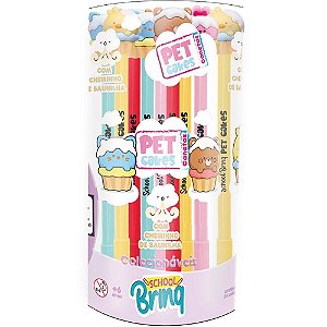 Caneta GEL PET Cakes C/AROMA Baunilha (S) POTE.C/24