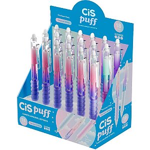 Caneta Apagável CIS PUFF GEL RT 0.7MM T.azu (S Display com 18