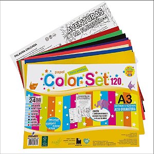 Bloco para Educação Artística Color SET C/LIVRO A3 120G 24FL