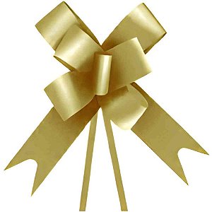Laço Pronto Liso 16MMX39CM Ouro PCT.C/10