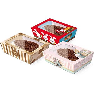 Caixa P/OVO de Páscoa CX Visor P/OVO de Colher 350G PCT.C/06