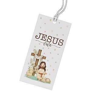 Etiqueta para Páscoa TAG Páscoa Crista 90X50MM PCT.C/10