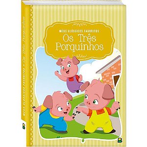 Livro Infantil Ilustrado os TRES Porquinhos CD 18X22 14