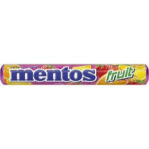 Bala Mentos STICK Frutas 37,5G DP.C/16
