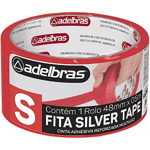 Fita de ALTA Resistencia Silver Tape Vermelha 48MMX5M