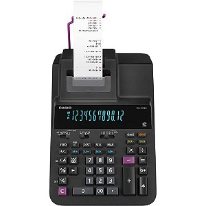 Calculadora de Impressão 12DIG.REIMPRESSÃO Preta Bivolt