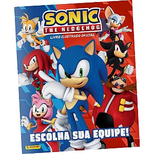 álbum de Figurinhas Sonic THE Hedgehog Brochura