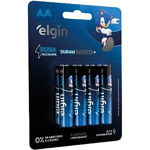 Pilha Alcalina Pequena AA BL.C/08