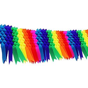 Festa Junina Decoração Faixa Sanfonada 3M