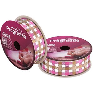 Festa Junina Fita Cetim 22MMX10M. MARROM/RS