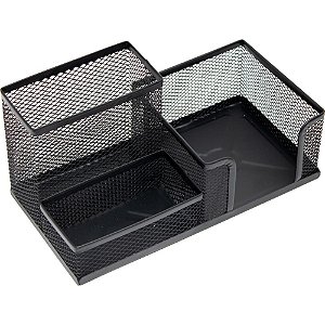 Acessório para Mesa Aramado 3 Reparticoes Preto