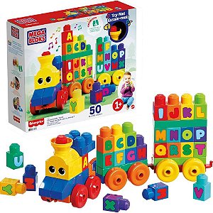 Mega BLOKS TREM Aprendiz. Musical ABC 50P