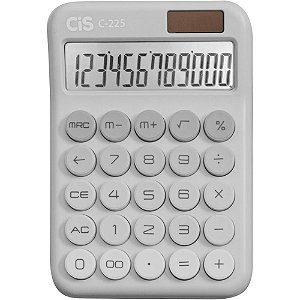 Calculadora de Mesa 12 DIG. MOD C-225 Cinza