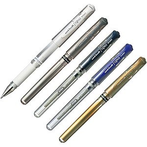 Caneta GEL Signo Broad 1.0MM 5CORES Sorti Estojo