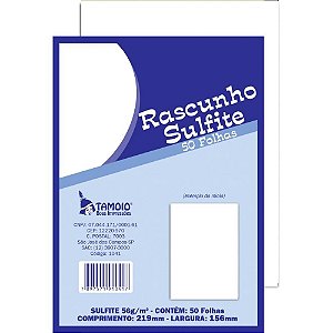 Bloco para Rascunho Sulfite 1/18 50FLS PCT.C/05