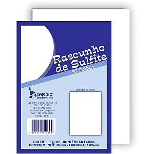 Bloco para Rascunho Sulfite 1/72 50FLS PCT.C/05
