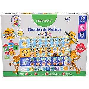 Brinquedo Diverso Color JOY Quadro de Rotina