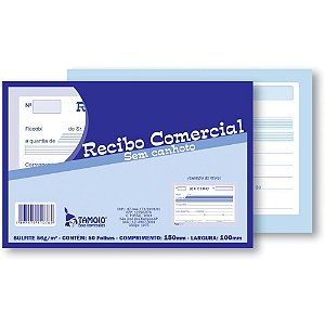 Impresso Recibo Comercial sem Canhoto 50F PCT.C/05
