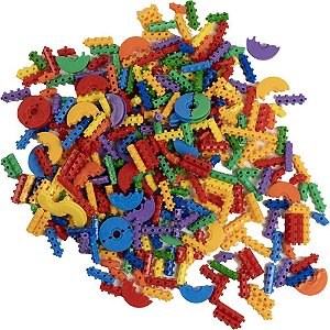 Brinquedo para Montar Meu Mundo Criativo 96PCS