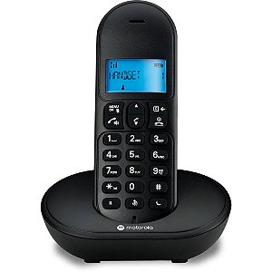 Aparelho Telefônico sem Fio Digital DECT com ID e Viva VOZ - Preto