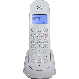 Aparelho Telefônico sem Fio DECT Digital com Identificador de Chamadas Branco