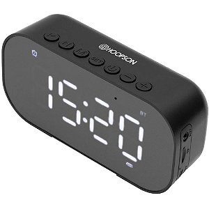 Rádio Relógio 3W com Entrada USB Digital