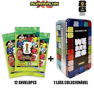 Copa do Mundo Lata FIFA+12 Envelopes CARD Adrenalyn