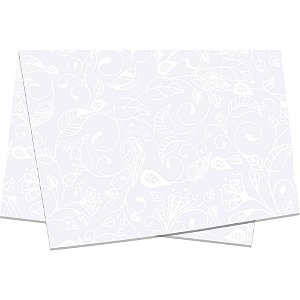 Poli Dupla Face 58 X 58 CM BLANC Perolizado Pacote com 25